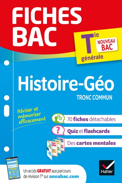 Fiches bac - Histoire-Géographie Tle - Bac 2025 - Collectif