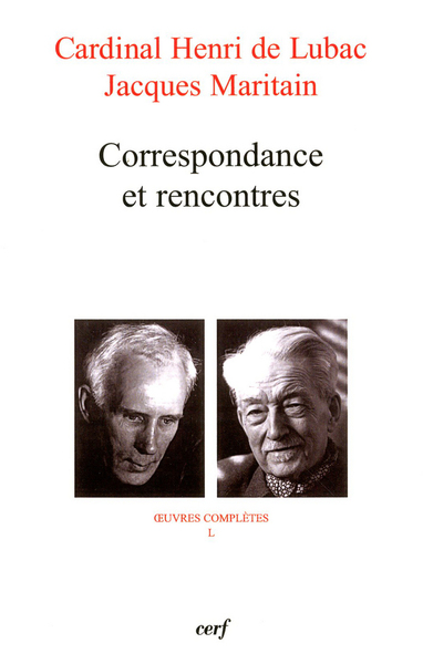 Oeuvres complètes / cardinal Henri de Lubac. Volume 50