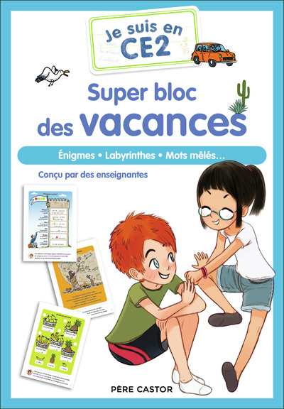 Je Suis En Ce2 - Je Suis En Ce2 - Super Bloc Des Vacances, Énigmes - Labyrinthes - Mots Mêlés...