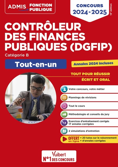 Concours Contrôleur des Finances publiques (DGFIP) - Catégorie B - Tout-en-un - Dominique Dumas