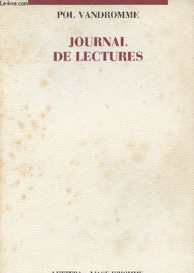 Journal de lectures