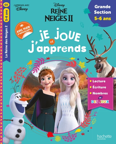 Disney - La Reine des Neiges 2 - Je joue et j'apprends - Grande Section (5-6 ans)