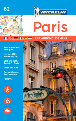 Plan Paris par arrondissement (Atlas - agrafé)