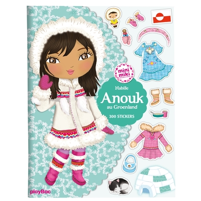 Minimiki - Stickers - Habille Anouk Au Groenland Nouvelle Édition, 300 Stickers