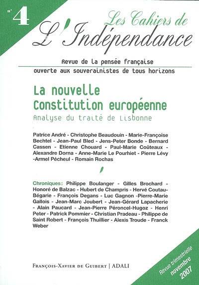 Les Cahiers de l'Indépendance, N° 4, novembre 2007