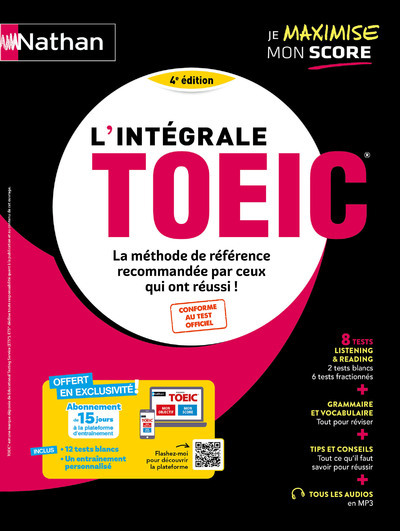 L'Intégrale Toeic - 2024 - La Méthode De Référence Pour Réussir Le Toeic