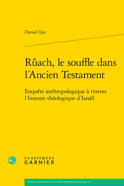 Rûach, le souffle dans l'Ancien Testament