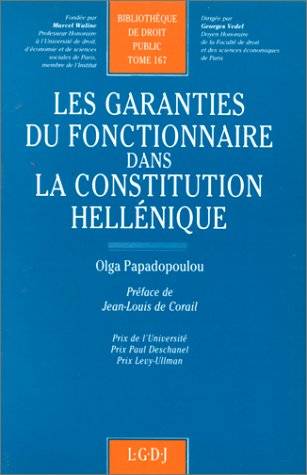 les garanties du fonctionnaire dans la constitution hellénique