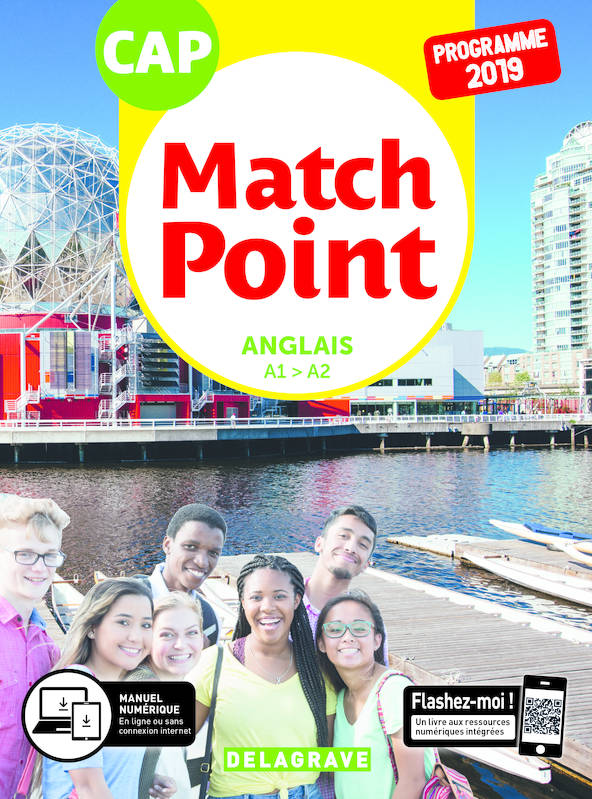 Match Point Anglais Cap (2019) - Pochette Élève, 1re Et 2e Années