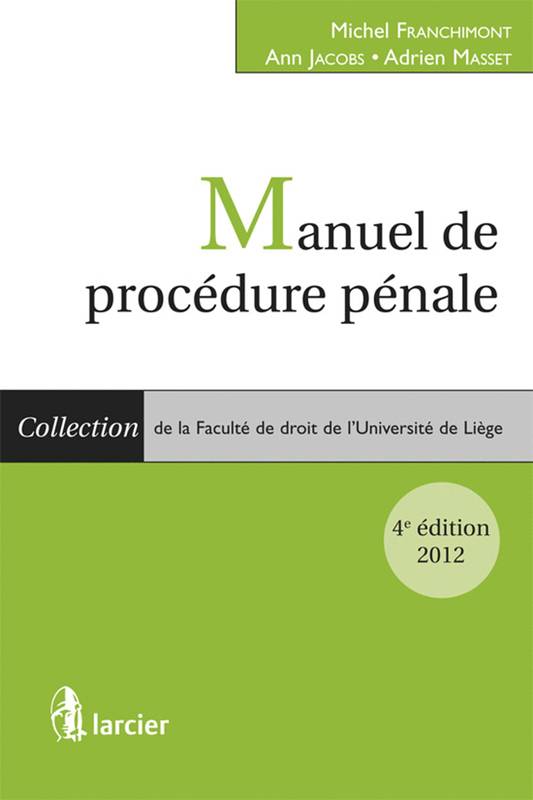 Manuel de procédure pénale