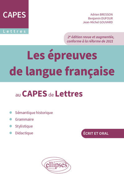 Les épreuves de langue française au CAPES de Lettres