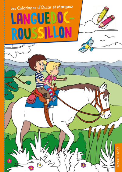 Les coloriages d'Oscar et Margaux en Languedoc-Roussillon