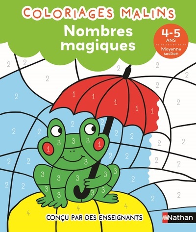 Nombres magiques MS - Coloriages malins