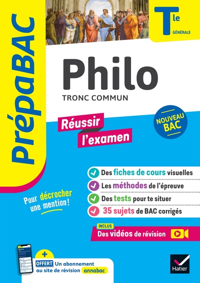 Prépabac Réussir l'examen - Philo Tle générale - Bac 2025