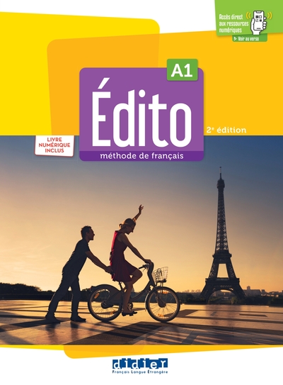 Édito A1 - Édition 2022-2024 - Livre + Numérique Inclus, A1