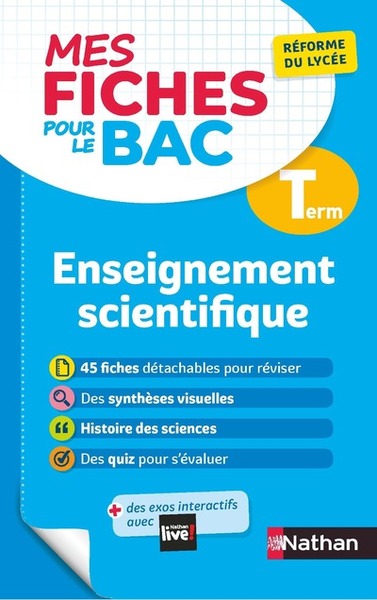 Enseignement scientifique terminale