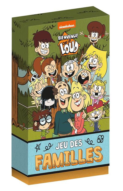 Bienvenue chez les Loud - Boîte de cartes 7 familles