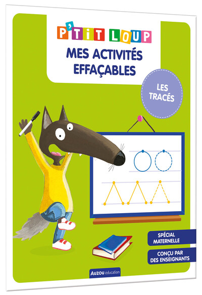 P'Tit Loup Mes Activités Effacables - Les Tracés