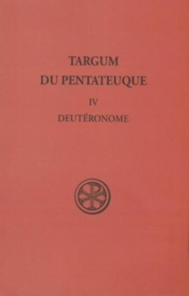 Targum Du Pentateuque. Volume 4