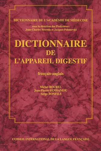 Dictionnaire de l'appareil digestif