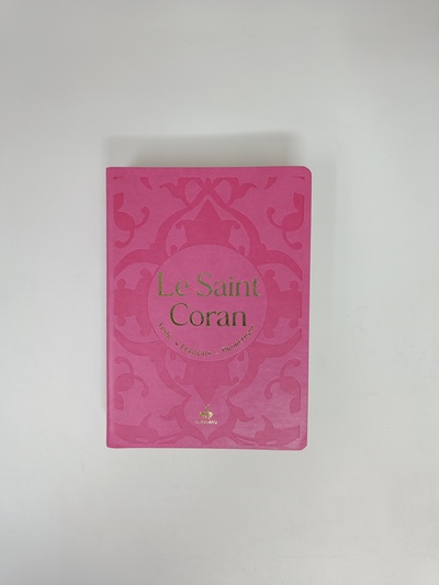 Saint Coran - Arabe franCais phonEtique - format moyen(13 x 17 cm) - rose