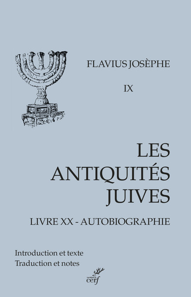 Les Antiquités juives - Livre 20 Vie