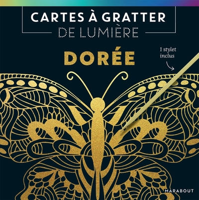 Cartes à gratter de lumière : Dorée - xxxxxxxxxxxxxxxxxx