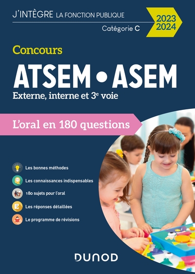 Concours ATSEM/ASEM L'oral en 180 questions 2023/2024 - Corinne Pelletier