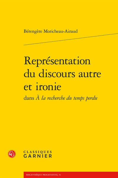 Représentation du discours autre et ironie