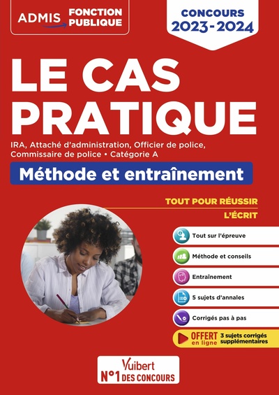 Cas pratique - Catégorie A - Méthode et Entraînement - Annales corrigées