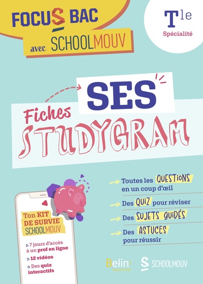 Focus Bac Fiches Ses (Terminale Spécialité), Décroche Ton Bac Avec Schoolmouv Grâce Aux Studygram !