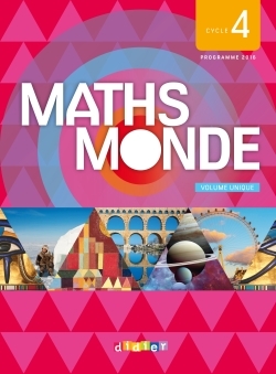 Maths Monde cycle 4 - Livre (1 volume)