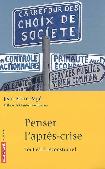 Penser l'après-crise