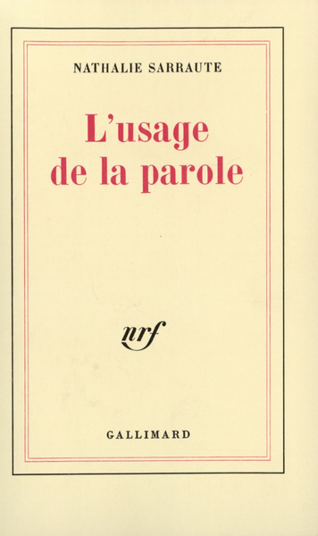 L'Usage de la parole