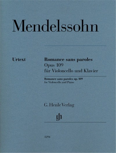 Romance sans paroles op. 109 - Felix Mendelssohn Bartholdy