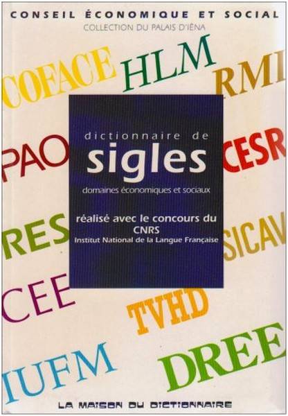 Domaines économiques et sociaux - Dictionnaire de sigles