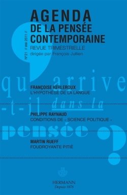 Agenda de la pensée contemporaine n°21