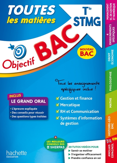 Objectif BAC 2025 - Tle STMG Toutes les matières