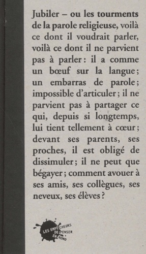 Jubiler - ou les tourments de la parole religieuse - Bruno Latour