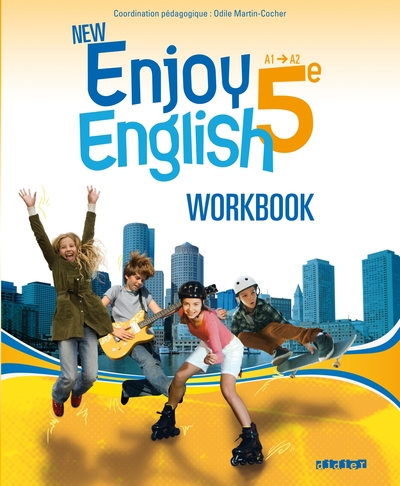 New Enjoy English - Anglais 5e - Workbook - version papier - Elodie Vialleton