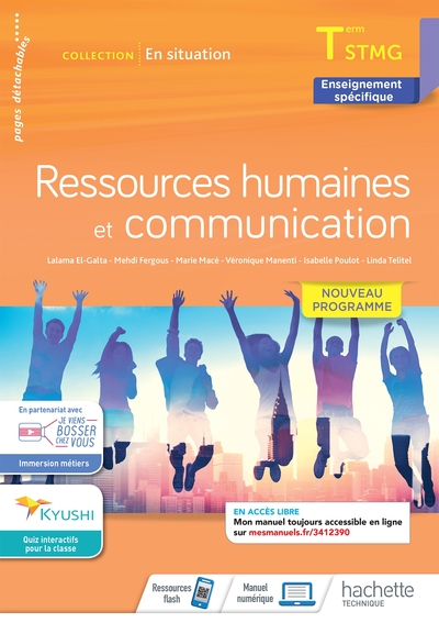 Ressources Humaines et communication - Terminale STMG  - En Situation - Cahier de l'élève  Éd. 2021