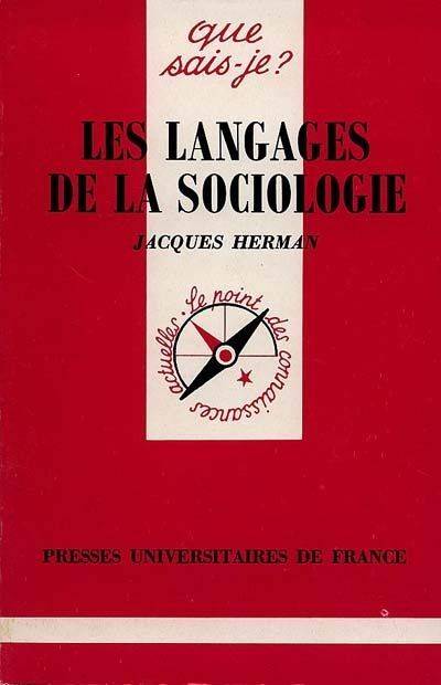 Les langages de la sociologie