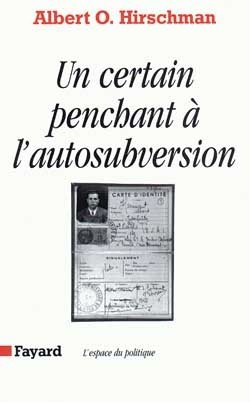 Un certain penchant à l'autosubversion