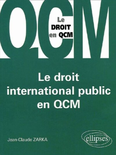 Le Droit International Public En Qcm