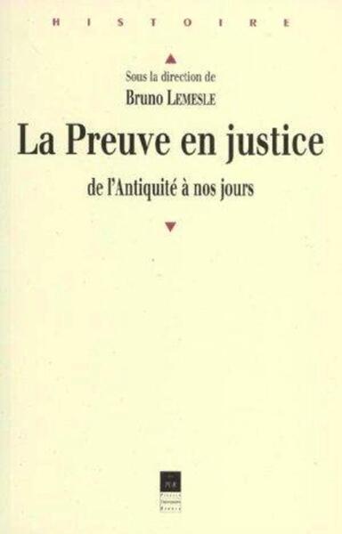 La Preuve en justice