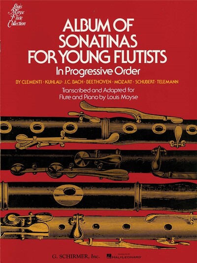 Album of Sonatinas for Young Flutists - Louis Moyse