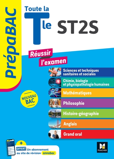 PREPABAC - Toute la terminale ST2S - Contrôle continu et épreuves finales - Révision 2025