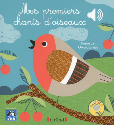 Mes Premiers Chants D'Oiseaux - Livre Sonore Avec 6 Puces - Dès 1 An, Mes Premiers Livres Sonores