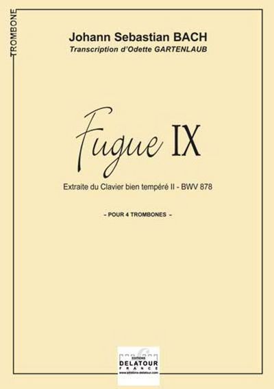 Fugue Ix (Version 4 Trombones)