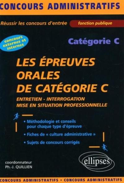 Les épreuves orales de catégorie C